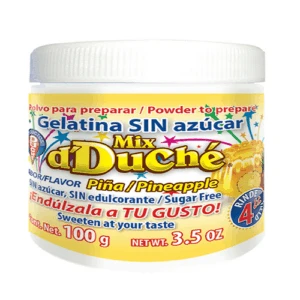 Gelatina sin Azúcar 100g. sabor Piña