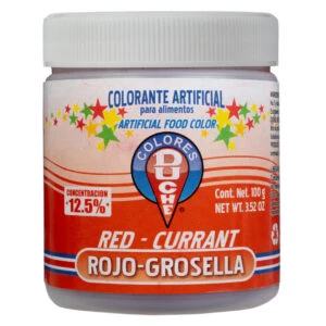 Colorante en polvo 100gr Tono Rojo Grosella