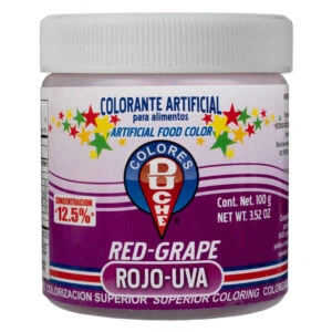 Colorante en polvo 100gr Tono Rojo Uva
