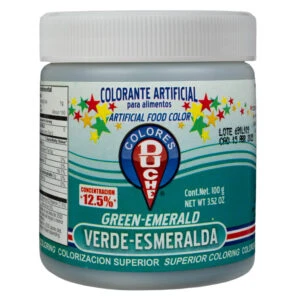 Colorante en polvo 100gr Tono Verde Esmeralda